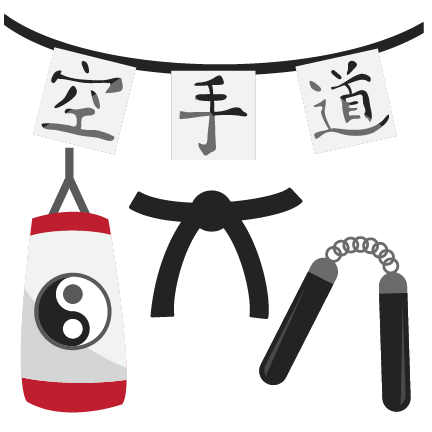 Karate Set Svg Scrapbook Cut File Cute Clipart Files - Scalable Vector Graphics (432x432), Png Download