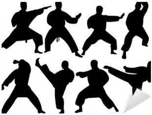 Karate Silhouette Collection - Karate Silhouette (400x400), Png Download
