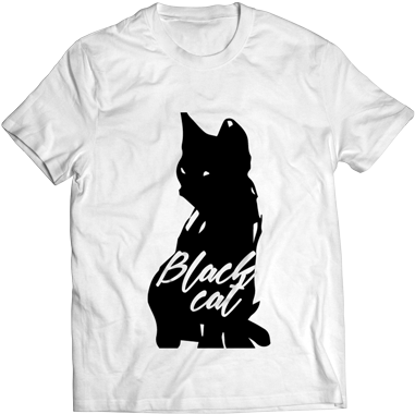 White Black Cat Silhouette Logo - Lil Uzi Vert Metal Devil Shirt (600x450), Png Download