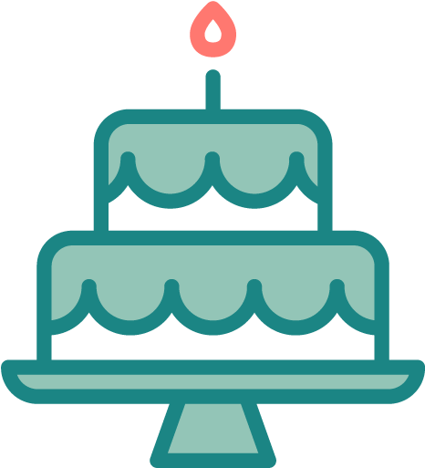 Tse Fgc Elearning Cakegraphic - Teal Birthday Cake Clip Art (597x579), Png Download