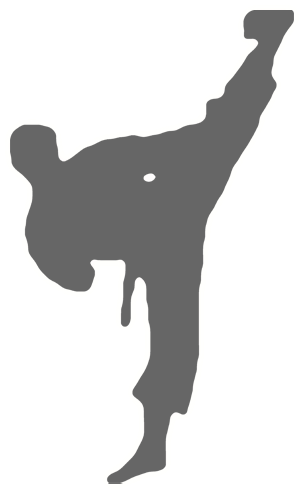 Karate-sil - Taekwondo (323x500), Png Download
