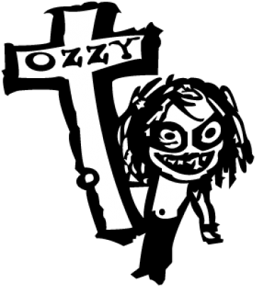 Ozzy Osbourne Logo (518x518), Png Download