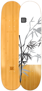 This Design Is Part Of The Silhouette Series And Celebrates - Bamboo Skateboards Yunzhu Graphic Skateboard Deck, (498x616), Png Download