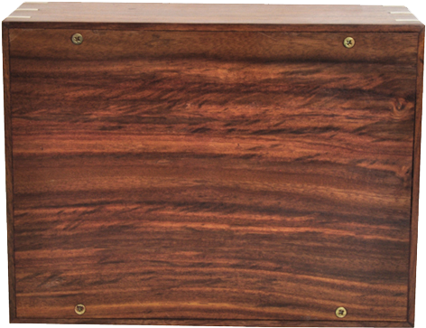 German Shepherd Figurine With Engraved Wood Urn Bottom - Pet (500x500), Png Download