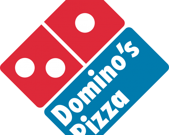Dominos - Dominos Pizza Logo Png (570x456), Png Download