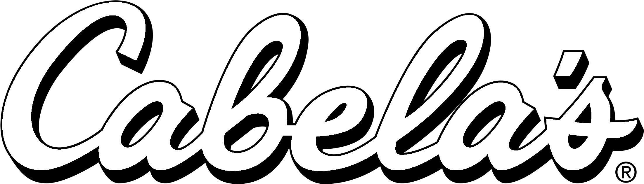 Cabela's Logo Black And White - Bass Pro Cabela's Logo (2400x2400), Png Download