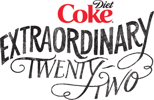 Extraordinary 22 3 Logo, Hand Drawn Type, Diet Coke, - Diet Coke - 20 Pack, 12 Fl Oz Cans (520x339), Png Download