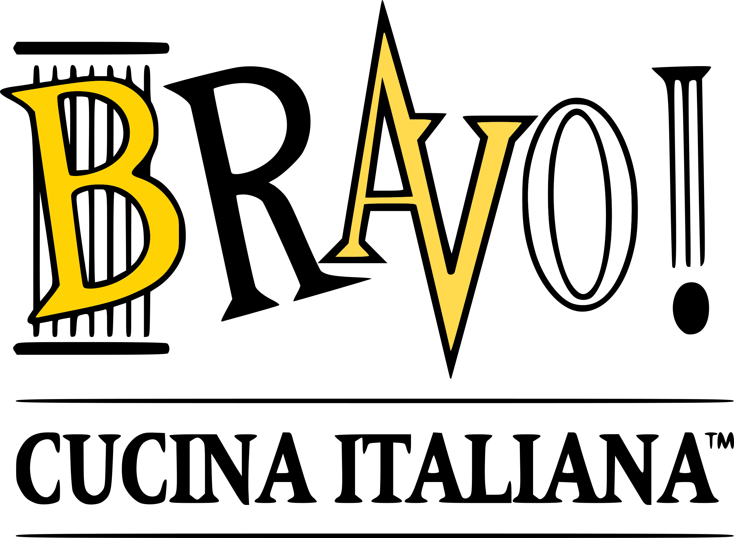 Bravo Cucina Italiana Logo Png Transparent - Bravo Cucina Italiana Logo (2400x1758), Png Download