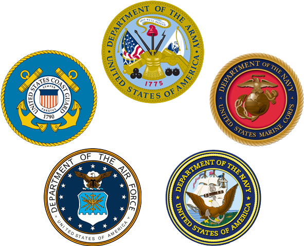 Services - Military Seals Black And White (639x495), Png Download