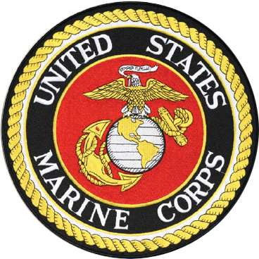Vfw Logos - Cornhole Decals Marine Corps (375x375), Png Download