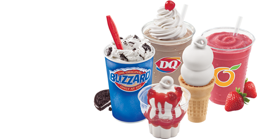 Dairy Queen Downtown Neenah Menu - Dairy Queen (1000x500), Png Download
