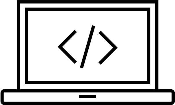 Icon Utveckling - White Laptop Icon Png (661x601), Png Download