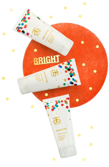 Shea Butter Collection Hand Lotion Trio - Do The Bright Thing Arbonne (456x700), Png Download