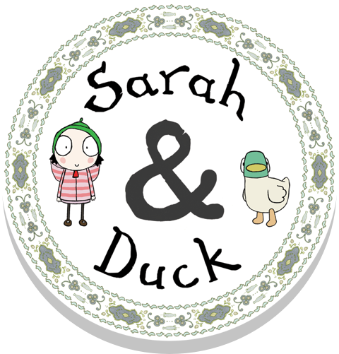 Sarah & Duck Bbc (480x501), Png Download
