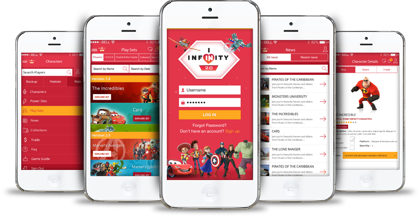 Just A Couple Of Pages From The App - Disney Infinity (829x429), Png Download