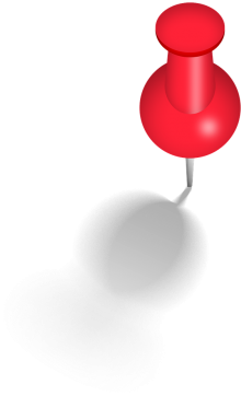 Bug,marker Pen,pointer,brooch,red Thumbtack,red,travel, - Red Thumbtack (500x375), Png Download