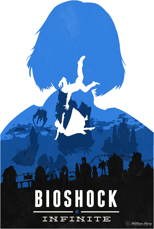 Bioshock Infinite Elizabeth Minimalist - Bioshock Poster William Henry (527x771), Png Download
