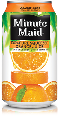 Minute Maid Fruit Juice - Minute Maid Juice Can (270x480), Png Download
