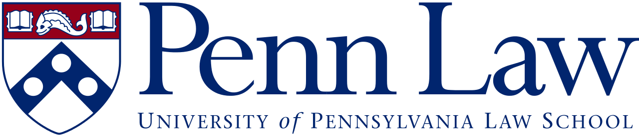 Upenn Logo Png For Kids - University Of Pennsylvania Law School Logo (1280x276), Png Download