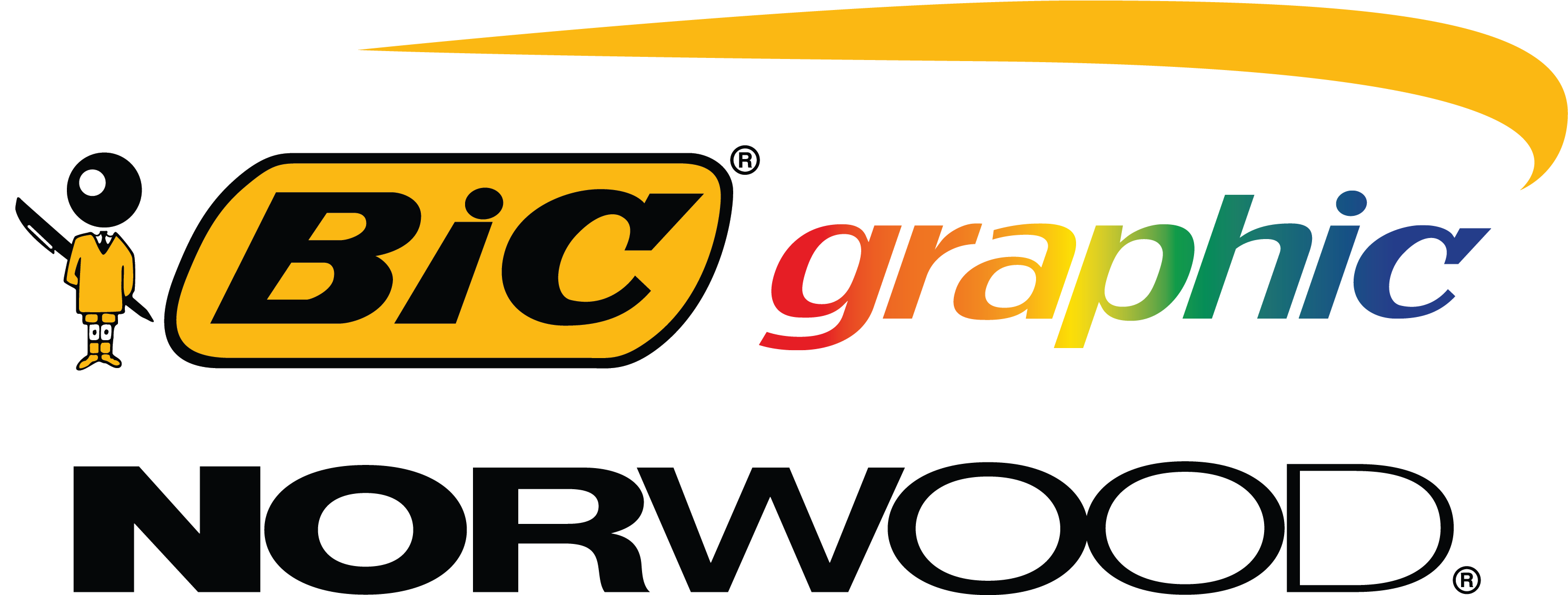 Bic Graphic (3391x1417), Png Download