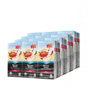 Minute Maid Refresh Apple 4x6x200ml - Minute Maid Refresh Apple Fruit Drink (300x400), Png Download