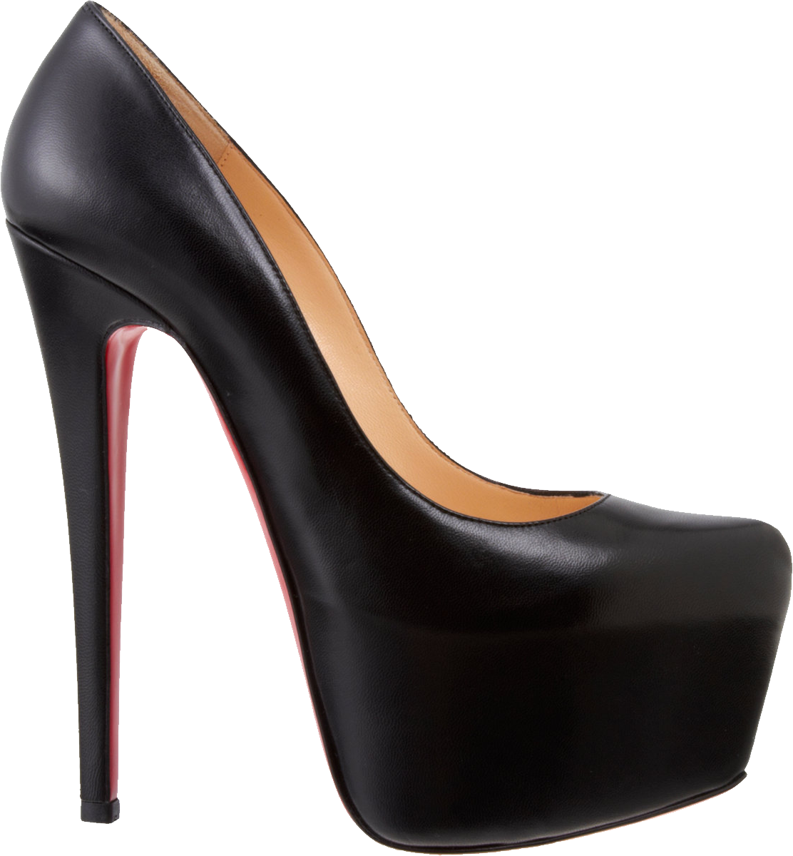 Louboutin Classic Black Pumps (1112x1200), Png Download