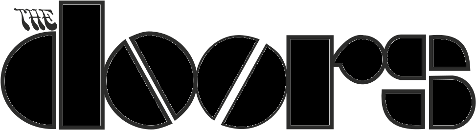 The Doors Logo - Doors Logo Band Png (1000x294), Png Download