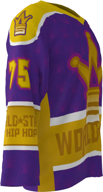 World Star Hip Hop Custom Roller Hockey Jersey - Hip Hop (1024x1024), Png Download