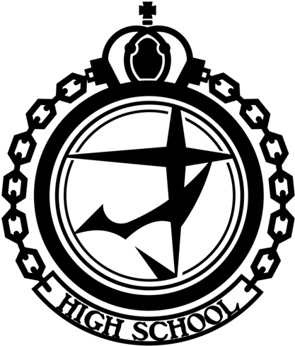 Default Gifted Inmates Logo - Danganronpa Logo (500x500), Png Download