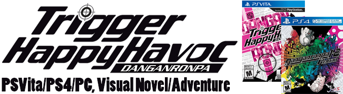 Trigger Happy Havoc Is The First Release In The Series, - Nis America Danganronpa: Trigger Happy Havoc - Playstation (700x200), Png Download