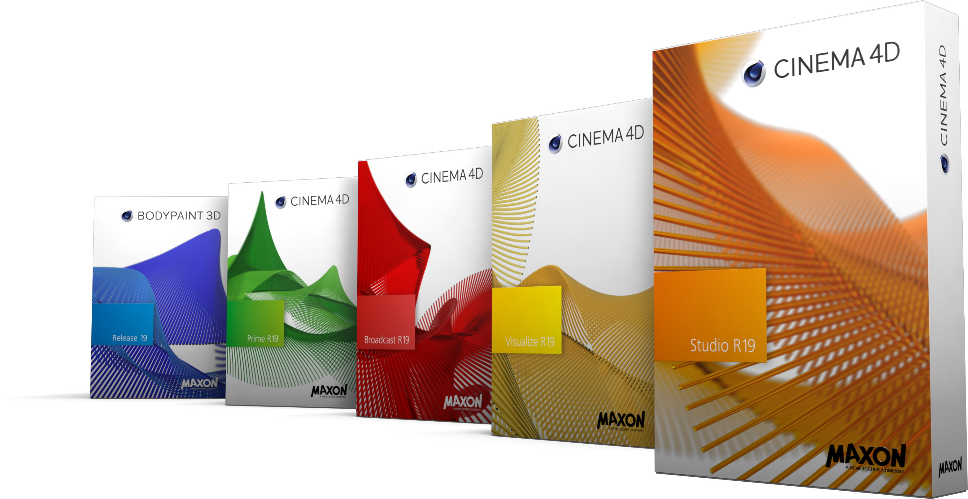 Cinema 4d R19 Range Line Close-up Masked Rgb , - Maxon Cinema 4d Studio R19 Upgrade (from Visualize (5000x2500), Png Download