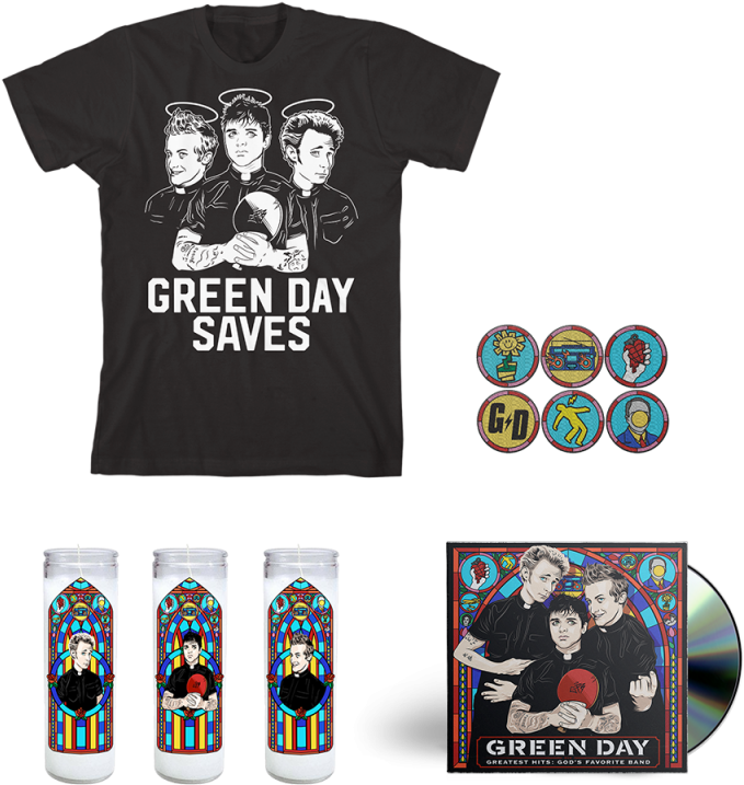 Disciple Cd Bundle - Green Day - Greatest Hits: God's Favorite Band (music (480x480), Png Download