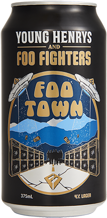 Beer Young Henrys & Foo Fighters Foo Town Lager - Foo Fighters Young Henrys (300x475), Png Download
