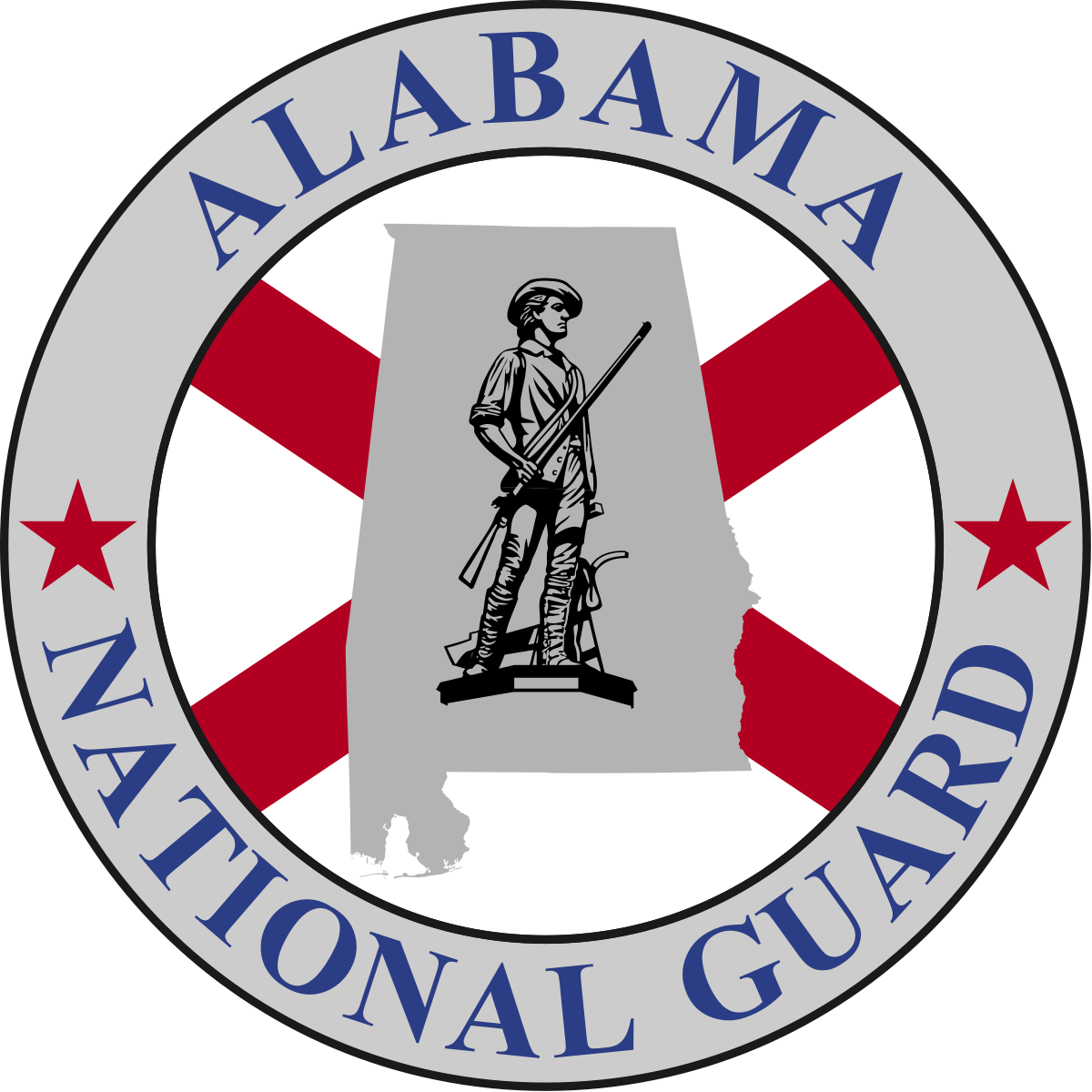 Alabama National Guard Logo (1200x1200), Png Download