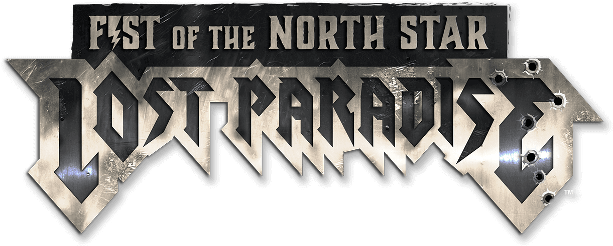 Fist Of The North Star Logo - Fist Of The North Star Lost Paradise Logo Png (1221x491), Png Download
