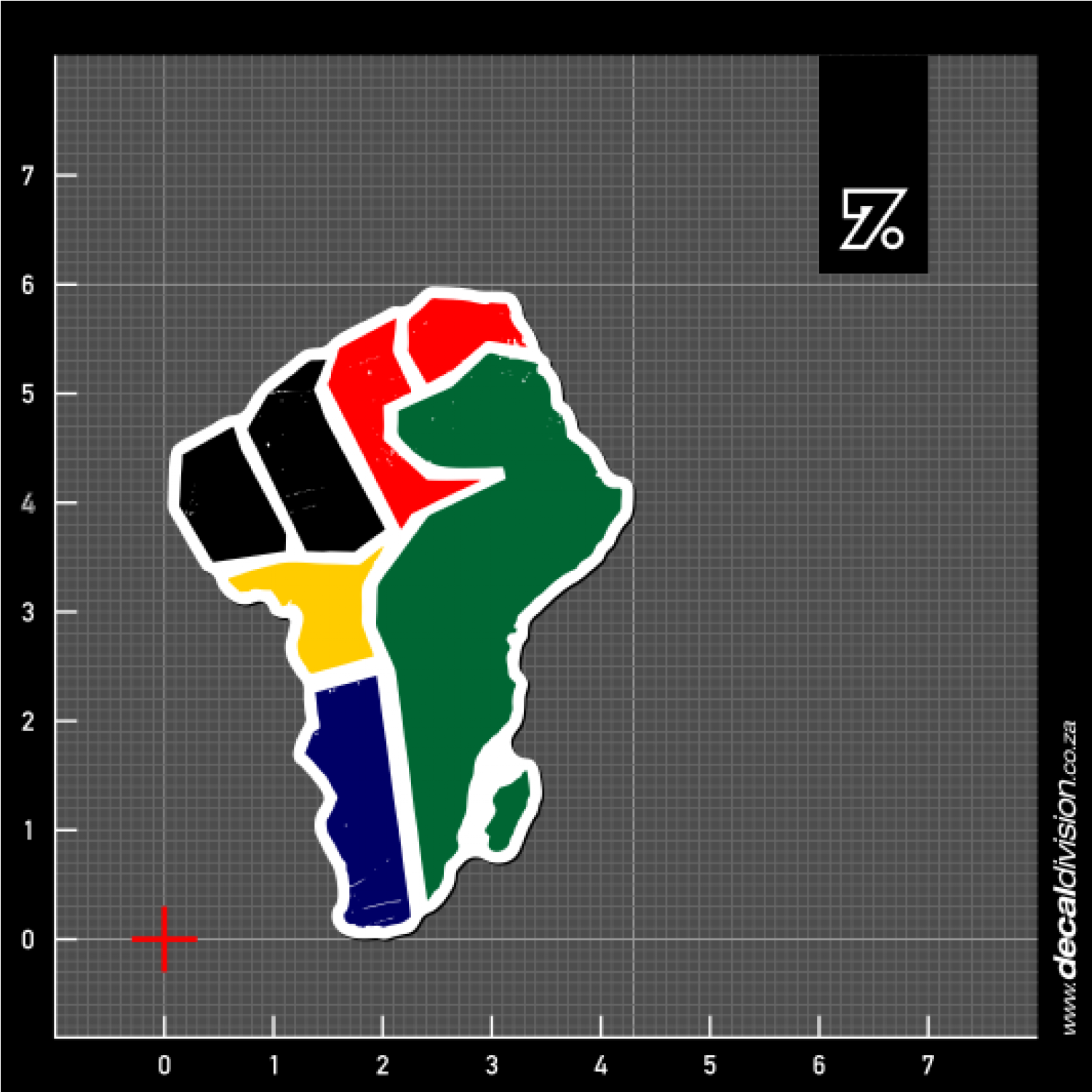 Ford Ranger Tailgate Sticker Size (2500x1500), Png Download