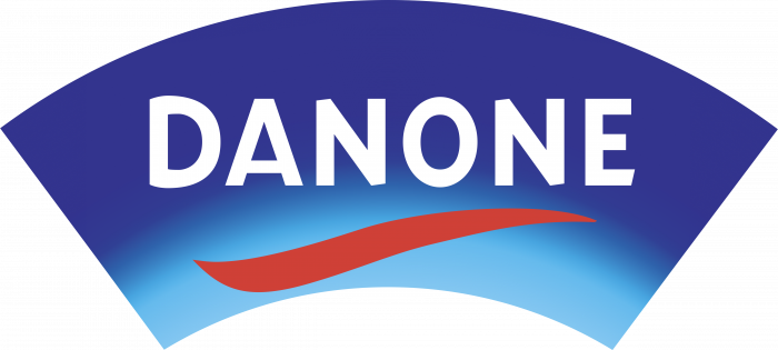 Danone Logos Download - Danone Logo 1995 (700x315), Png Download
