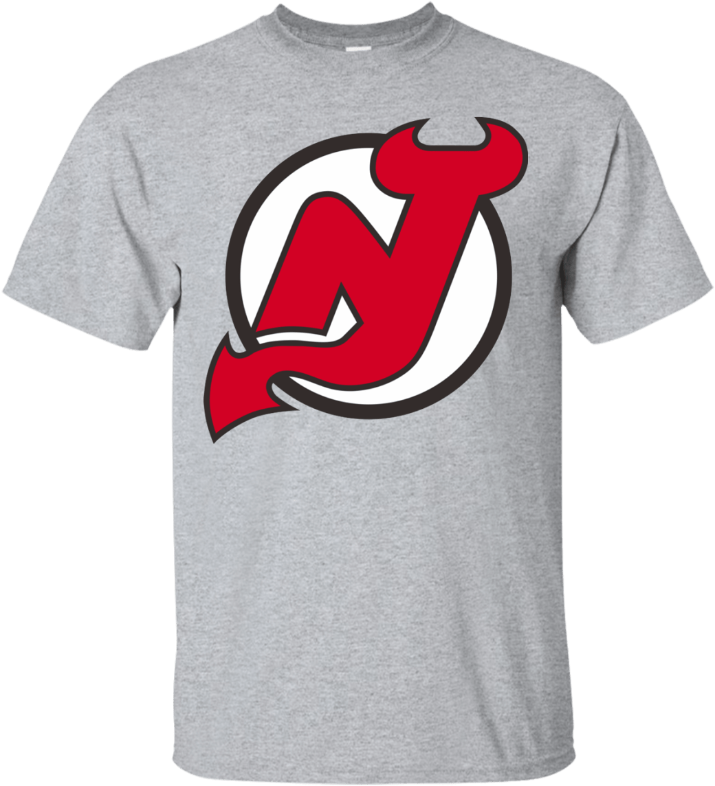 New Jersey Devils Logo Ice Hockey Men's T-shirt - New Jersey Devils (1155x1155), Png Download