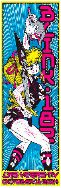 Blink-182 Las Vegas X Sean Cliver - Las Vegas (486x648), Png Download