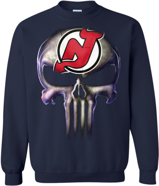 The Punisher T Shirts New Jersey Devils Hoodies Sweatshirts - Punisher T Shirts New Orleans Saints Hoodies Sweatshirts (600x600), Png Download