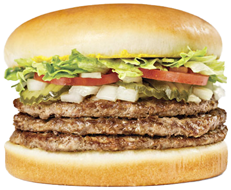 Triple Meat Whataburger - Beto O Rourke Whataburger (500x500), Png Download