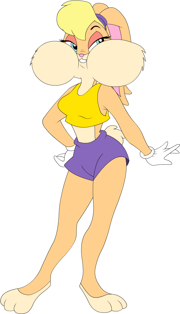 Lola Bunny Puffy Cheeks - Lola Bunny (754x1280), Png Download