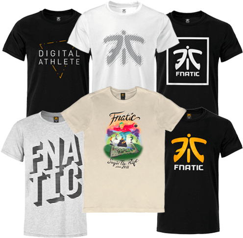 Tshirts - Fnatic Lol Esport Team ,t-shirt,100% Cotton, Men's, (500x500), Png Download