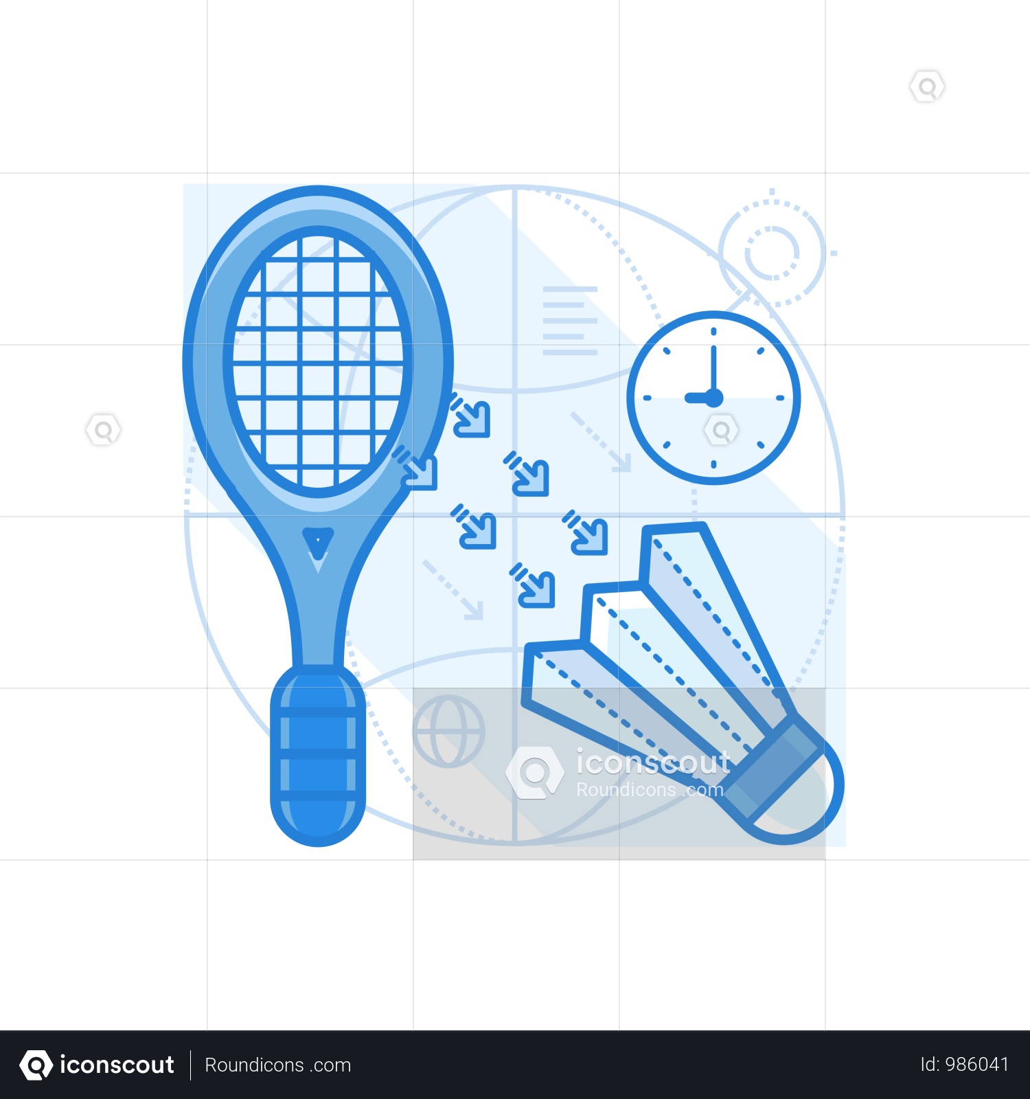 Badminton Illustration - Illustration (1500x1600), Png Download