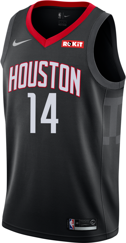Men's Houston Rockets Nike Gerald Green Statement Edition - Houston Rockets New Jersey 2018 (1024x1024), Png Download
