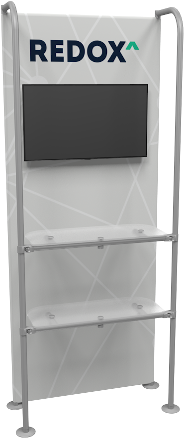 Merchandiser 89" Two Shelves With Mount - Shelf (1280x1024), Png Download