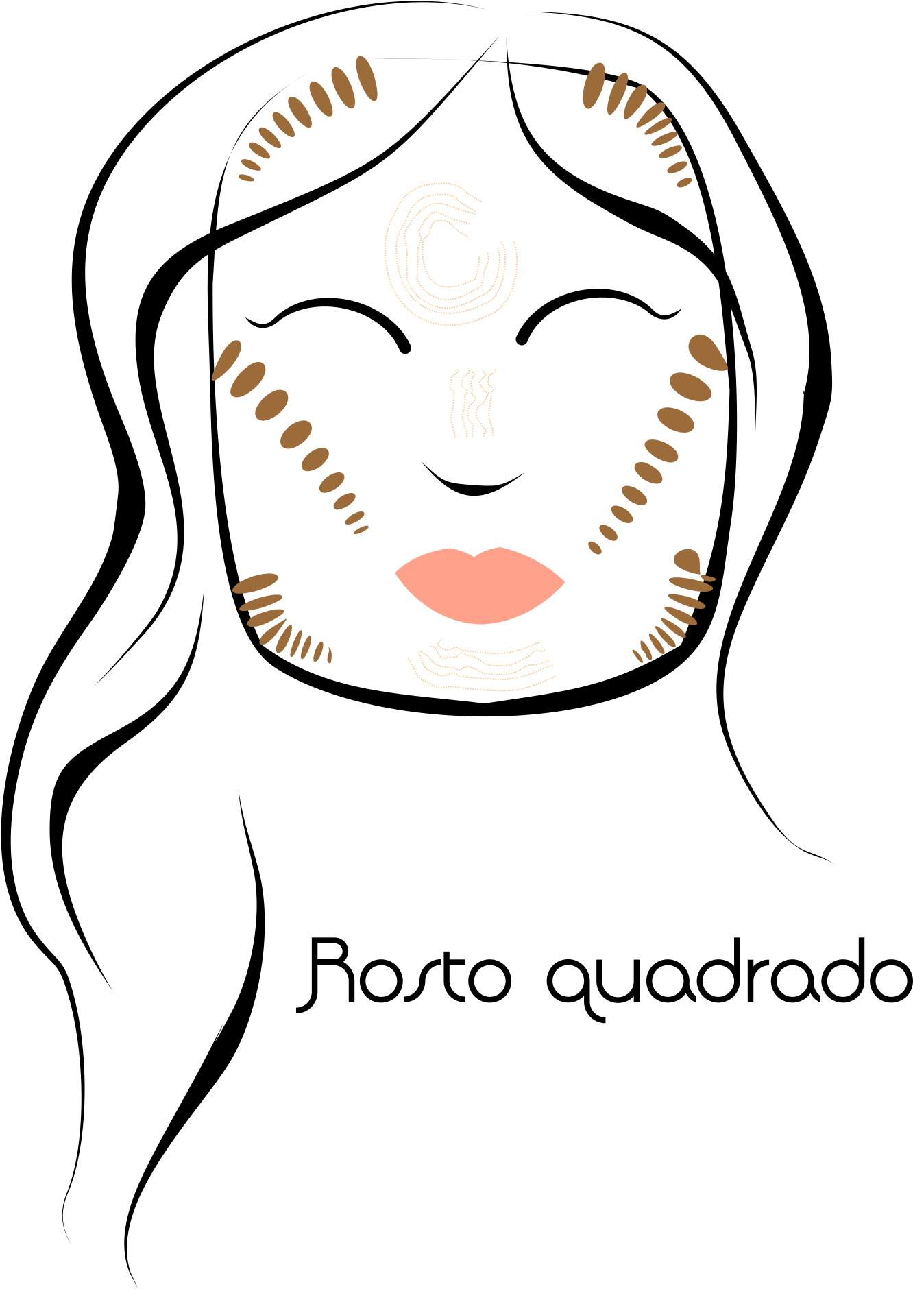 5 Rosto Quadrado (1343x1881), Png Download
