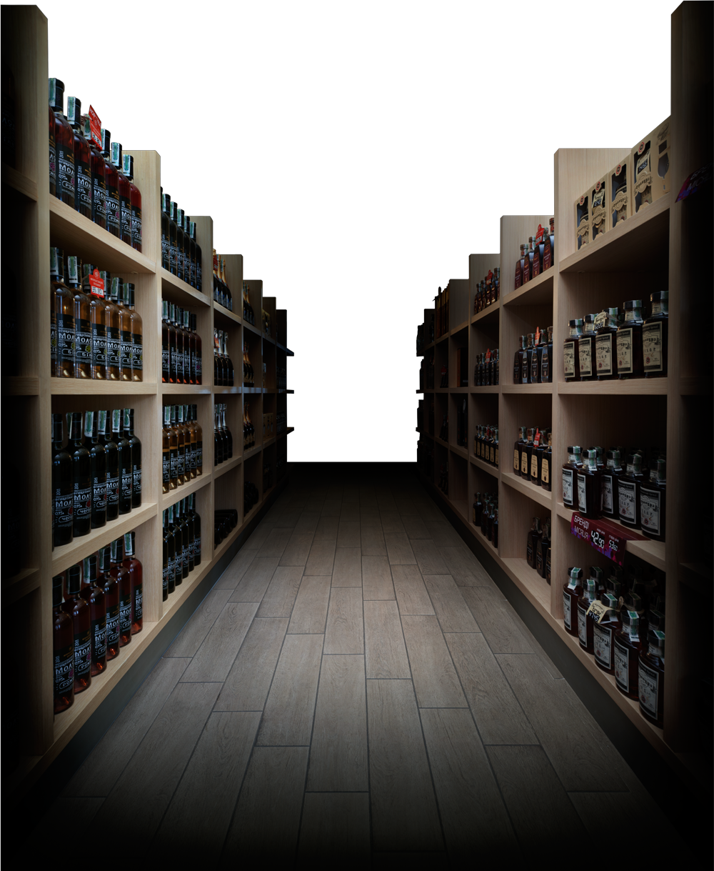 Shelves - Liquor Store (1000x1219), Png Download