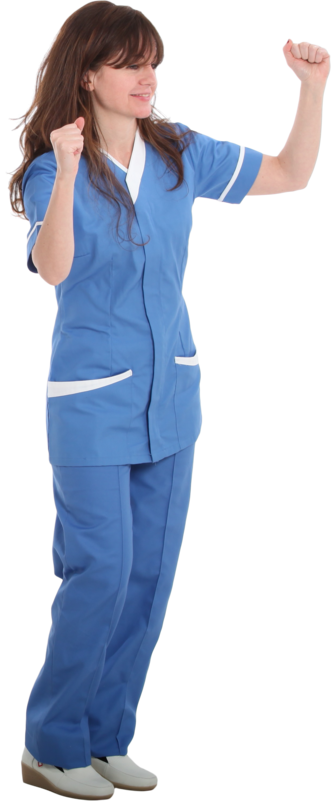 The Doctor Makes The Orders, But It's Often A Nurse - Pajamas (331x801), Png Download