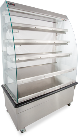 Mdw 36 5cfm 36″ Multi Shelf Merchandiser With Full - Drawer (267x470), Png Download